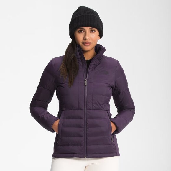 🔖NWT - North Face women's evelu down hybrid jacket - Eggplant Purple - M - Picture 1 of 7